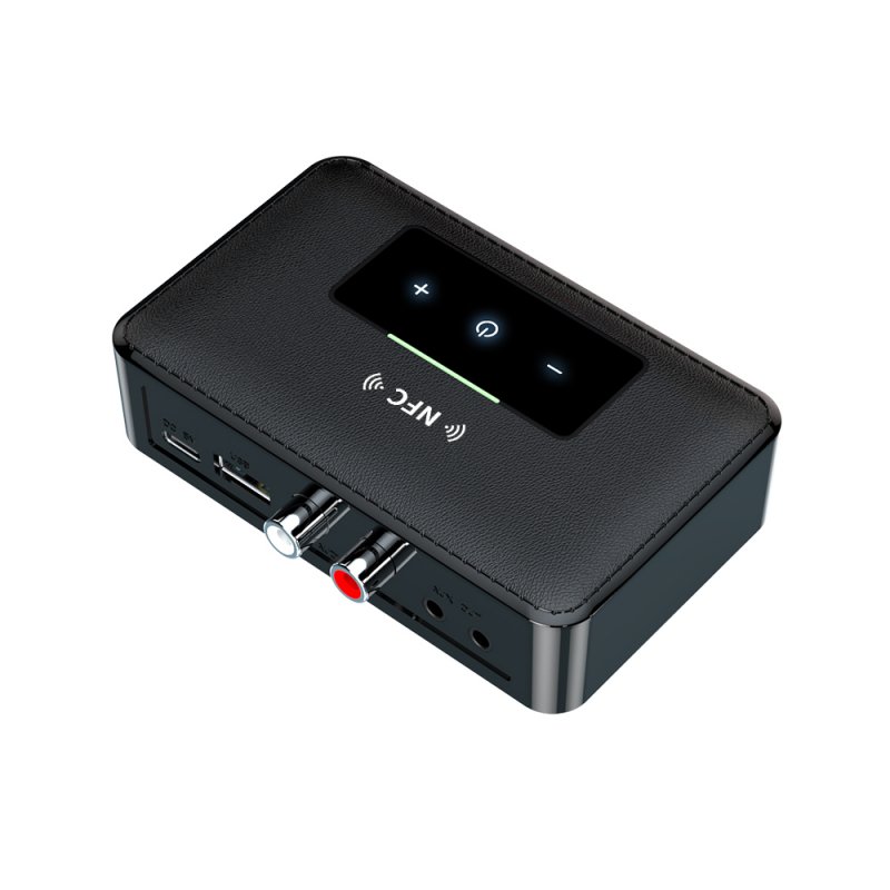 Nfc Bluetooth Receiver Transmitter Car 5.0 Bluetooth Audio Player Usb Audio Adapter black
