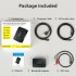 Nfc Wireless Transmitter Receiver Car Bluetooth compatible 5 0 Adapter M6 Fm 3 in 1 Audio Adapter With Led Display black