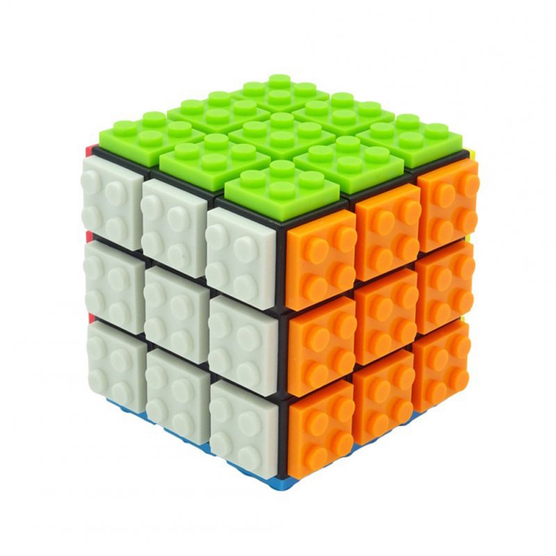 DIY Building Blocks Magic Cube 3x3x3 Puzzle Cube Building Blocks Toys