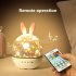 Night Lamp Projector Starry Sky Night Light Toys With 360   Rotation Timer 10 Remote Light Modes Birthday Christmas Gifts For Kids Gray Cute Deer USB model