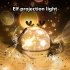 Night Lamp Projector Starry Sky Night Light Toys With 360   Rotation Timer 10 Remote Light Modes Birthday Christmas Gifts For Kids Gray Cute Deer USB model