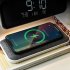 Night Light Alarm Clock Light with Touch Dimming  Alarm Clock and Snooze Function Atmosphere Lamp for Bedroom White EU Plug