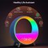Night Light Alarm Clock Colorful Bedroom Smart Wireless Speaker Multifunctional Alarm Clock Sound Machine Night Light For Nursery Toddler Kids Bedroom Smart 15W