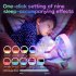 Night Light Alarm Clock Colorful Bedroom Smart Wireless Speaker Multifunctional Alarm Clock Sound Machine Night Light For Nursery Toddler Kids Bedroom Smart 15W