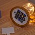 Night Light Crescent Moon Lamp 6000LM Ramadan Desk Light With Frosted Metal Base Built in LED String Light Nightstand Lamp For Living Room Bookshelf Workbench S