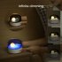 Night Light  Desk Lamp Scene Speaker With Button  Built in 1200mAh Battery  Hidden Speaker  2 in 1 Crescent Speaker Night Light Gifts For Festivals  Birthday Wh