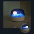 Night Light  Desk Lamp Scene Speaker With Button  Built in 1200mAh Battery  Hidden Speaker  2 in 1 Crescent Speaker Night Light Gifts For Festivals  Birthday pi