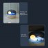 Night Light  Desk Lamp Scene Speaker With Button  Built in 1200mAh Battery  Hidden Speaker  2 in 1 Crescent Speaker Night Light Gifts For Festivals  Birthday Wh