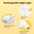 Night Light For Kids With 30 Minute Timer Rechargeable Touch Control Baby Night Light Room Decor For Girls Boys White