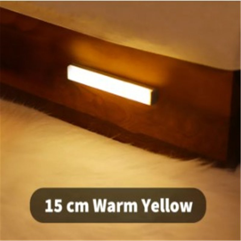 Night  Light Human Motion Sensor Led Lamp For Bedroom Bathroom Kids Room (warm Yellow/white) Warm light 15cm