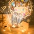 Night Light LED Projection Lamp with Cards Music Box for Kids Bedroom Home Party Decor Music box
