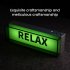 Night Light  LED Table Lamp With 6500K Color Temperature  14 LED Beads  Built in 1000mAh Battery  Dimmable Touch Battery Powered Charging Lights RELAX Green