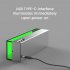 Night Light  LED Table Lamp With 6500K Color Temperature  14 LED Beads  Built in 1000mAh Battery  Dimmable Touch Battery Powered Charging Lights RELAX Green