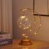 Night Light Moon Lamp 6000LM Ramadan Desk Light With E14 Lamp Head Warm Yellow Light Battery Powered Nightstand Lamp For Camp Courtyard Gathering rattan stars