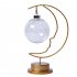 Night Light Moon Lamp 6000LM Ramadan Desk Light With E14 Lamp Head Warm Yellow Light Battery Powered Nightstand Lamp For Camp Courtyard Gathering rattan stars