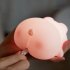 Night Lights Cartoon Pig Shape Silicone Patting Lamp Atmosphere Lamps Bedside Decoration For Kids Baby Gifts 5V   1W pink