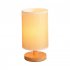 Night Lights Table Lamp USB Bedside Lamp With Cylinder Lamp Shade Dimmer Switch   USB Cable Home Decor For Bedroom Wooden Desk Lamp Bedside Night Light Jute clo