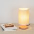 Night Lights Table Lamp USB Bedside Lamp With Cylinder Lamp Shade Dimmer Switch   USB Cable Home Decor For Bedroom Wooden Desk Lamp Bedside Night Light Jute clo