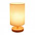 Night Lights Table Lamp USB Bedside Lamp With Cylinder Lamp Shade Dimmer Switch   USB Cable Home Decor For Bedroom Wooden Desk Lamp Bedside Night Light Jute clo