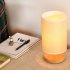 Night Lights Table Lamp USB Bedside Lamp With Cylinder Lamp Shade Dimmer Switch   USB Cable Home Decor For Bedroom Wooden Desk Lamp Bedside Night Light Jute clo