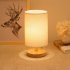 Night Lights Table Lamp USB Bedside Lamp With Cylinder Lamp Shade Dimmer Switch   USB Cable Home Decor For Bedroom Wooden Desk Lamp Bedside Night Light Jute clo