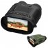Night Vision Binoculars 8x Digital Zoom Powerful Ir Illuminator 350m Range 2500mAh Lithium Battery Black