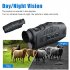 Night Vision Monocular 1080P Viewing Night Vision 5X Digital Zoom Goggles Infrared Illuminator Video Recording Monocular For Camping Surveillance Wildlife Viewi
