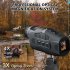 Night Vision Monocular 1080P Viewing Night Vision 5X Digital Zoom Goggles Infrared Illuminator Video Recording Monocular For Camping Surveillance Wildlife Viewi
