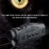 Night Vision Monocular 1080P Viewing Night Vision 5X Digital Zoom Goggles Infrared Illuminator Video Recording Monocular For Camping Surveillance Wildlife Viewi