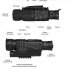 Night Vision Monocular Telescope 8x Zoom 1 44inch LCD 200m Night Vision Range Digital Infrared Monocular Telescope