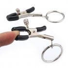 Nipple Clips Clamps Nipple Adjustable Pressure Breast Clamps Stainless Steel Non Piercing Nipple Rings