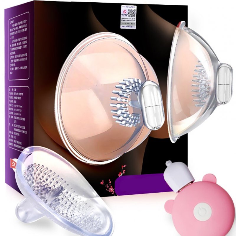 Wholesale Nipple Stimulation Vibrator Breast Enlargement Female Masturbator Sex Toys Nipple