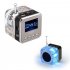 Nizhi tt 028  Mini USB MicroSD Card FM Radio LCD Display Speaker Music MP3 Player blue