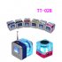 Nizhi tt 028  Mini USB MicroSD Card FM Radio LCD Display Speaker Music MP3 Player blue