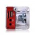 Nizhi tt 028  Mini USB MicroSD Card FM Radio LCD Display Speaker Music MP3 Player blue