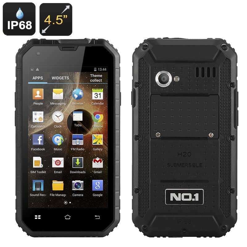 No.1 M2 Rugged Smartphone (Black)