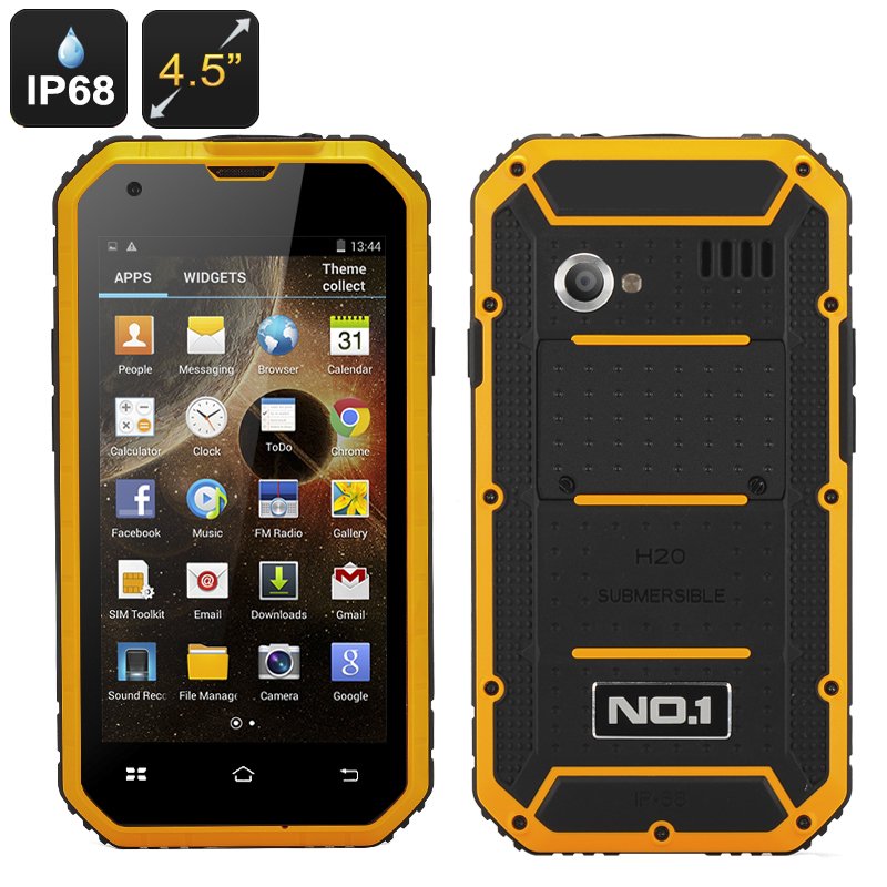 No.1 M2 Rugged Smartphone (Orange)