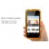 No 1 M2 Rugged Smartphone has a 4 5 inch screen  Quad Core CPU  1GB RAM  Dual SIM  Android 4 4 and micro SD card slot