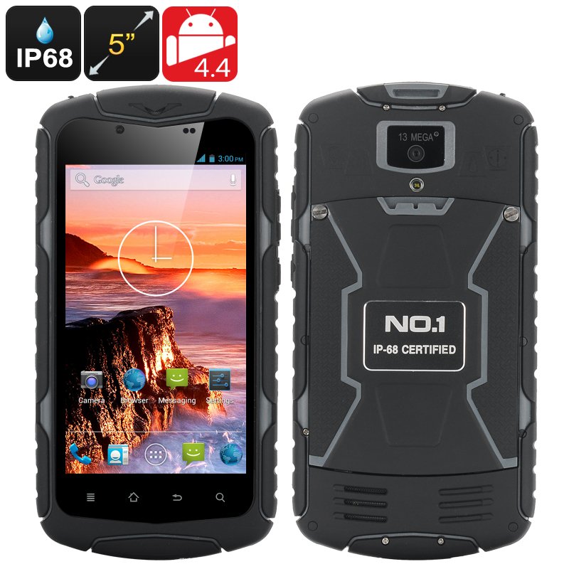 No.1 X1 Rugged Smartphone (Black)