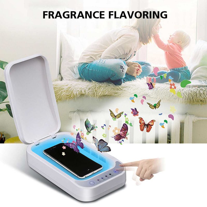 Plastic Mobile Phone Mask Watch Disinfection Box Rectangular Shaped Compact Size Portable 