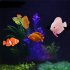 Noctilucent Simulate Silicone Fish Shape Aquarium Decoration Accessories F04 inverted fish