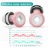 Noise Canceling Earplugs Replacement Quiet Soundproof Hearing Protection Silicone Sleep Ear Plug With Ear Cap ES200 pink