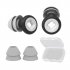 Noise Canceling Earplugs Replacement Quiet Soundproof Hearing Protection Silicone Sleep Ear Plug With Ear Cap ES200 pink
