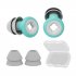 Noise Canceling Earplugs Replacement Quiet Soundproof Hearing Protection Silicone Sleep Ear Plug With Ear Cap ES200 pink