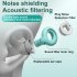 Noise Canceling Earplugs Replacement Quiet Soundproof Hearing Protection Silicone Sleep Ear Plug With Ear Cap ES200 pink