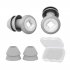 Noise Canceling Earplugs Replacement Quiet Soundproof Hearing Protection Silicone Sleep Ear Plug With Ear Cap ES200 pink