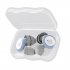 Noise Canceling Earplugs Replacement Quiet Soundproof Hearing Protection Silicone Sleep Ear Plug With Ear Cap ES200 pink