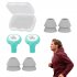 Noise Canceling Earplugs Replacement Quiet Soundproof Hearing Protection Silicone Sleep Ear Plug With Ear Cap ES200 pink