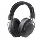 Noise Canceling Headphones Wireless Headset Over Ear With Microphone Deep Bass For Travel Home Office Work black