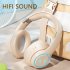 Noise Canceling Headset HIFI Sound Headphones Wireless Folding Scalable Gaming Headphones For Office Trucker black